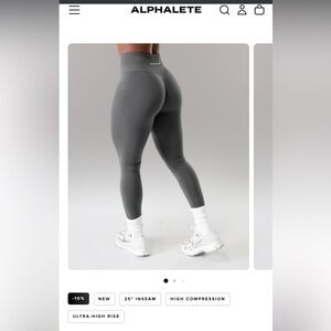 Alphalete Amplify Leggings in Gray